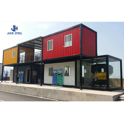 هتل فلت پیک کانتینر هاوس Prefab 20ft Mobile Foldable Slide Out Steel Structure