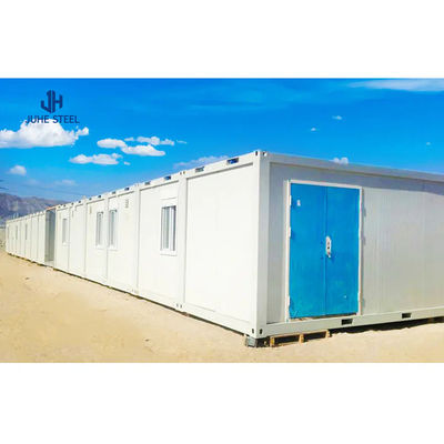 خانه های پیش ساخته سه اتاق ساختمان خانه های کانتینری با پنجره کشویی PVC