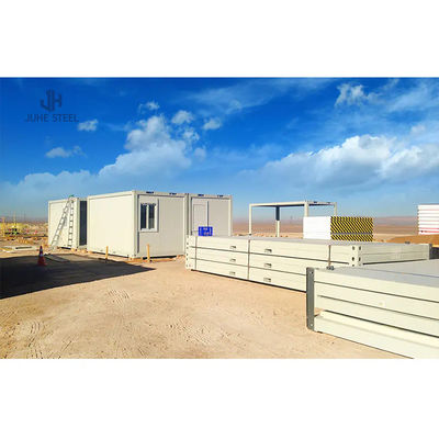 خانه های کانتینری مدرن و مقرون به صرفه با پانل ساندویچ 50/75 میلی متری EPS / دیوارهای پشم سنگ