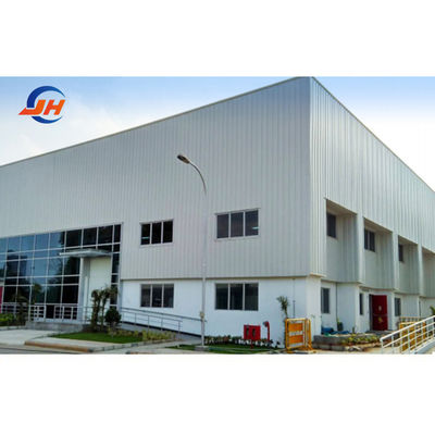 خدمات پردازش خم کردن سفارشی در Q235B Q355B Steel Structure Workshop with Crane