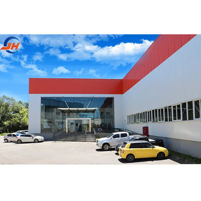خدمات پردازش خم کردن سفارشی در Q235B Q355B Steel Structure Workshop with Crane