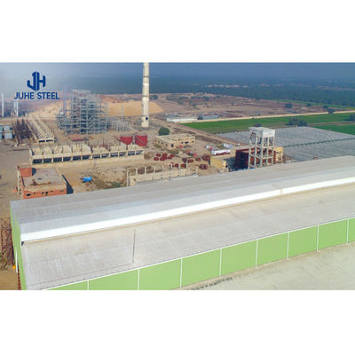 خدمات پردازش خم کردن سفارشی در Q235B Q355B Steel Structure Workshop with Crane