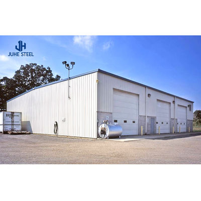 قاب اصلی فولاد جامد شکل H-Beam heavy duty طراحی مدرن انبار پیش ساخته