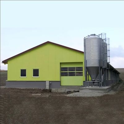 ساختارهای فولادی پیش ساخته مواد ساختمانی برای تجارت و کشاورزی