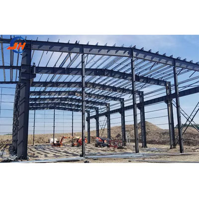 خدمات پردازش جوش و جوش انبار فلزی پیش ساخته با قاب اصلی فولاد سبک Q345 Q235