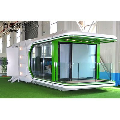 محیط زیست دوستانه زندگی بالا زندگی کنتینر تلفن همراه هتل برای تورینگ ماشین / خانه Prefab