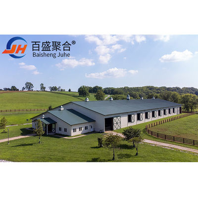 ISO9001 2008/CE/BV گواهینامه مزرعه مرغ مدرن ساختاری فولاد سبک خانه مرغ