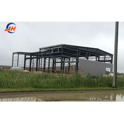 فولاد سبک Q345 Q235 فریم اصلی گالوانیزه پیش ساخته ساختمانی گسترده