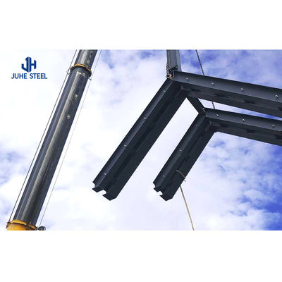 Q235 Q355B درجه فولاد گاراژ گاراژ فریم فلزی با C.Z شکل فولاد کانال Purlin