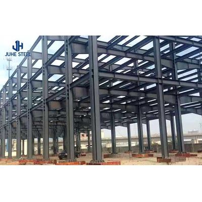 Q235 Q235B Q345 ساختار فولاد درجه پارکینگ ماشین برای طراحی ساختمان انبار