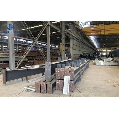 سازه فولادی جامد شکل H-Beam فریم اصلی نصب سریع ساختارهای فولادی