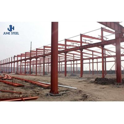 Q235 Q355B کارگاه ساختمانی فولادی فولادی برای انبار صنعتی از پیش ساخته شده
