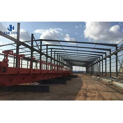 Q235 Q355B کارگاه ساختمانی فولادی فولادی برای انبار صنعتی از پیش ساخته شده