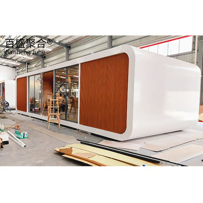 حمل و نقل و بارگذاری محموله ویژه برای ویلا Smart Apple Cabin خواب خانه کانتینر
