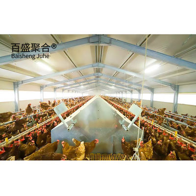 گالوانیزه A Type Chicken Cages Layer Poultry با صدور گواهینامه ISO9001 2008/CE/BV