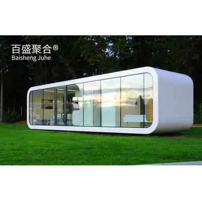 خانه های کانتینری 20ft 40ft دفتر کار قابل حمل Pod برای خانه های مدرن پیش ساخته در فضای باز