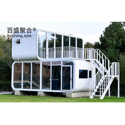 خانه های کانتینری 20ft 40ft دفتر کار قابل حمل Pod برای خانه های مدرن پیش ساخته در فضای باز
