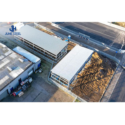 ساختارهای فولادی تجاری Qingdao استاندارد AiSi مدرن Pre Fab I Beam برای ساخت و ساز