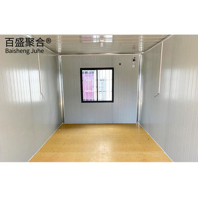 تجربه راحتی و با ما 20/40ft خانه کانتینر PVC / آلومینیوم پنجره ها شامل