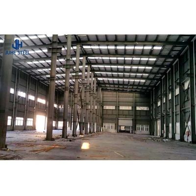 قاب اصلی فولاد سبک Q345 Q235 ساختارهای فولادی از پیش ساخته شده کارگاه انبار