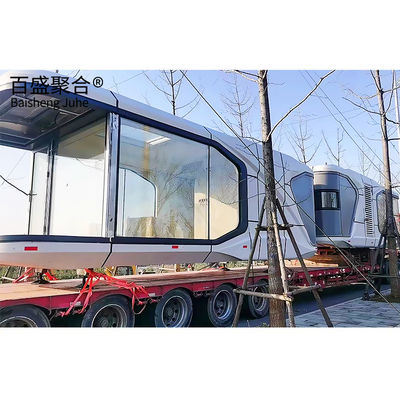 2023 Aluminum Space Capsule Mobile Integrated House Transport and Load Special Shipment (کپسول فضایی آلومینیومی ۲۰۲۳)