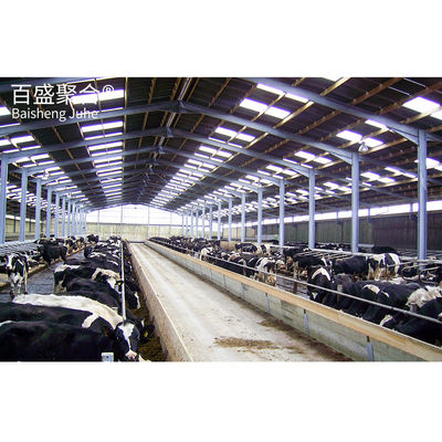 ±1% تحمل ساختار فولادی از پیش ساخته شده فریم فضای برای ذخیره سازی لجستیک