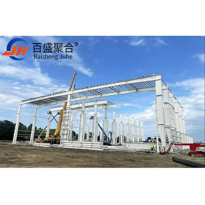 قاب ذخیره سازی کارگاه فلزی فولاد سبک Q345 Q235 قاب اصلی برای طراحی مقرون به صرفه