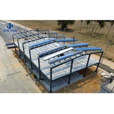 Q235B پنجره آلومینیوم آلیاژ ساختار فولادی عملی ساختمان ساختار شبکه طولی