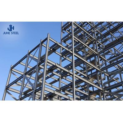 Q235B پنجره آلومینیوم آلیاژ ساختار فولادی عملی ساختمان ساختار شبکه طولی