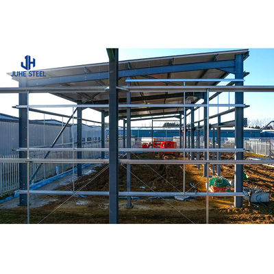 Q355 Q235 فریم اصلی فولاد سبک برای ساختمان کارگاه پیش ساخته نمایشگاه اداری