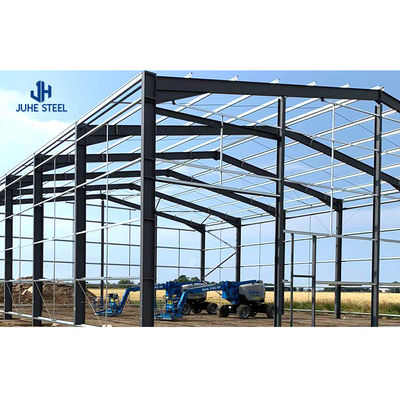 Q355 Q235 فریم اصلی فولاد سبک برای ساختمان کارگاه پیش ساخته نمایشگاه اداری