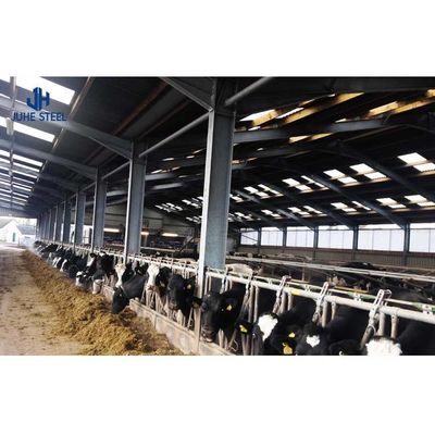 Q235/Q355B ساختار فولادی گاوگاه برای مدیریت دام
