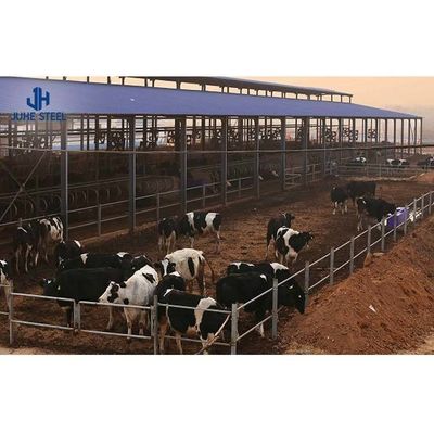 2-10 متر ارتفاع سازه فولادی انبار فولادی مزرعه گودال