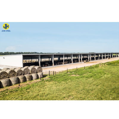 Q235B/Q345B انبار مزرعه فولاد کم کربن با خدمات پردازش پاکسازی