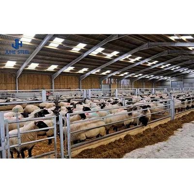 Q235 Q355B فولاد پناهگاه دامداری مزرعه مرغ طراحی طرح خانه نزدیک مزرعه مرغ