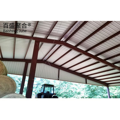 ساختار فولادی سبک گاوخانه مزرعه لبنی با درجه Q235/Q345B و نصب آسان