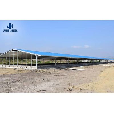 Q235/Q235B/Q355/Q355B انبار مزرعه فلزی انبار با پنجره آلومینیوم