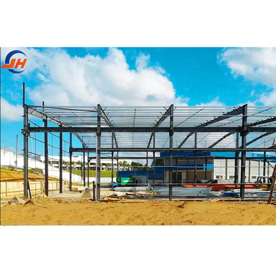 Q235 Q355B کارگاه ساختمانی فولادی با طراحی آزاد و تولید حرفه ای
