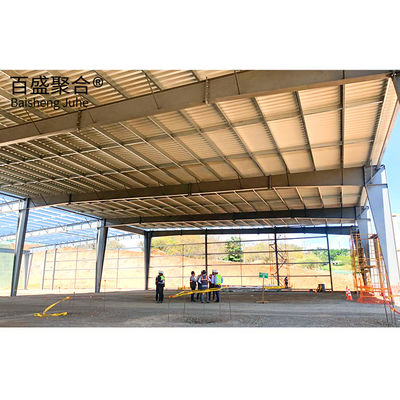 Q235B/Q345B طراحی کارگاه ساختمانی فولاد سبک با کربن پایین برای ساختمان سفارشی
