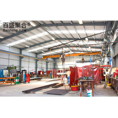 Q235B/Q345B طراحی کارگاه ساختمانی فولاد سبک با کربن پایین برای ساختمان سفارشی