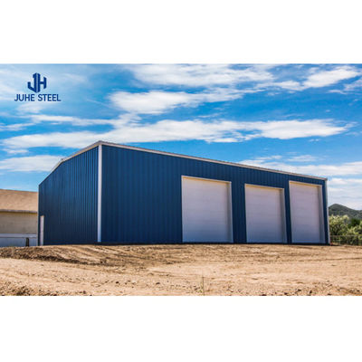 Q235B/Q345B ساختمان گاراژ فلزی فولاد کربن پایین با ساختار پیش ساخته