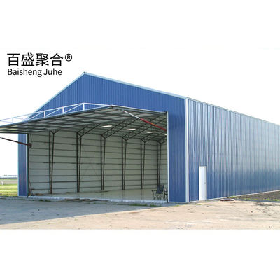 Hangar Shop Prefab Steel Structure Airplane Hangar for Storage Warehouse ساخت و ساز انبار های ساختمانی
