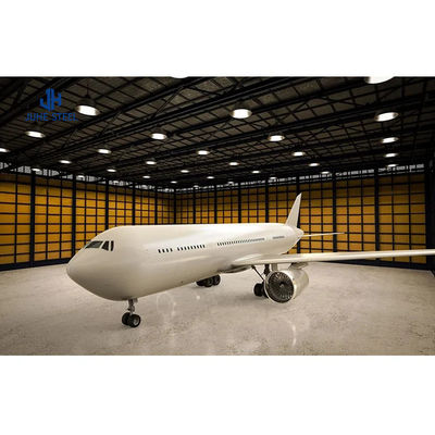 Hangar Shop Prefab Steel Structure Airplane Hangar for Storage Warehouse ساخت و ساز انبار های ساختمانی