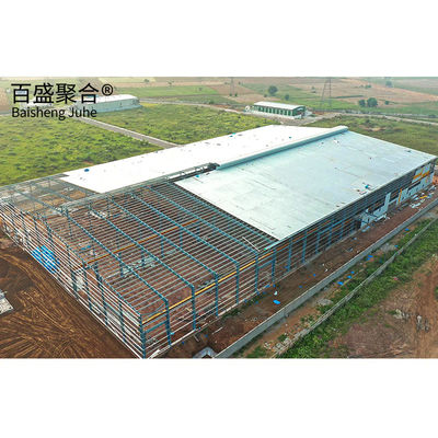 خدمات پیکربندی Q235B/Q345B فولاد کم کربن ساختمان تجاری فولادی پیش ساخته