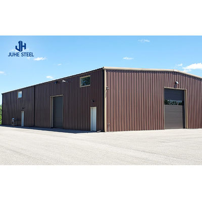 فولاد کم کربن آسان جمع آوری فولاد Carports شید سقف طراحی ساختاری فولاد گاراژ ماشین