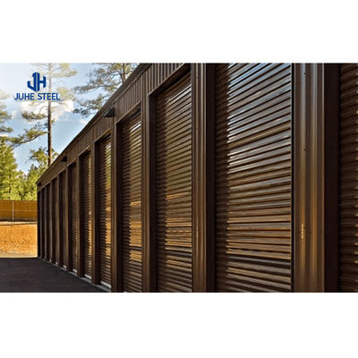فولاد کم کربن آسان جمع آوری فولاد Carports شید سقف طراحی ساختاری فولاد گاراژ ماشین