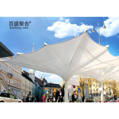 مقاومت در برابر پارگی W / F 400 / 350N / 5CM پارچه چادر سایه برای سفارشی سازی چشم انداز