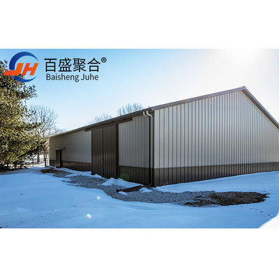 Q235B/Q345B درجه شیل فلزی از پیش ساخته شده با یک سطح برای ساخت آسان تالار فولاد سبک