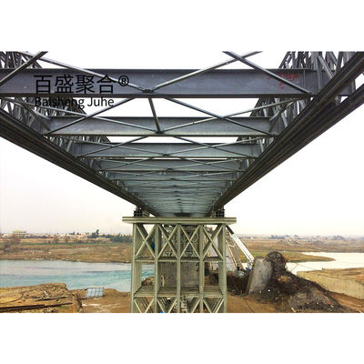 پل بیلی سریع ساختمانی با تحمل ± 1٪ و Q355 / درجه 350 / ASTM A992