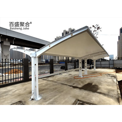 ساختمان فولاد فریم Prefab Metal Container Carports برای شیک صنعتی گرمایی درمان شده